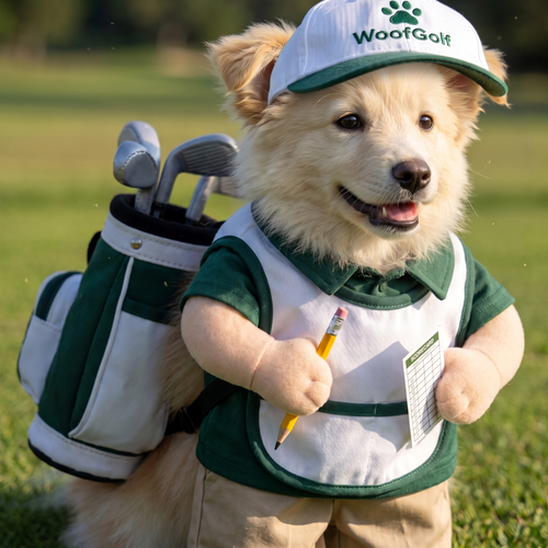 WoofGolf caddie costume, size Medium